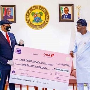 COVID-19-UBA-Presents-N1billion-To-Lagos-State